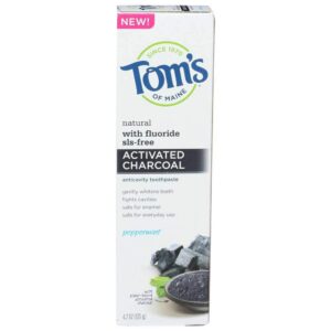 TOMS OF MAINE Toothpaste, Anticavity, Peppermint - 4.7 Ounces