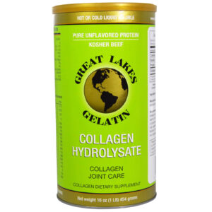 GREAT LAKES GELATIN, Collagen Hydrolysate, Unflavored – 16 Ounces