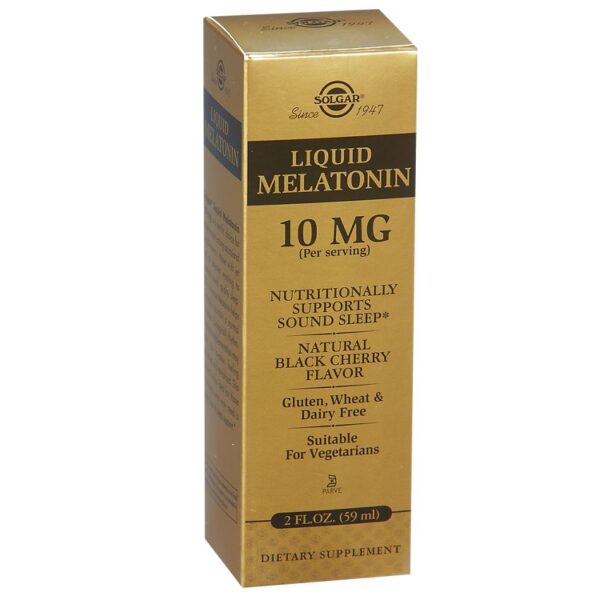 Solgar Melatonin 10 mg Liquid 2 Ounces