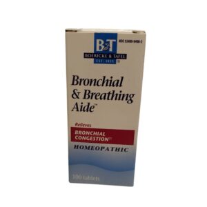BOERICKE & TAFEL Bronchitis and Asthma Aide Natural Homeopathic – 100 Tablets