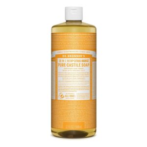DR BRONNERS Soap, Pure-Castile, 18-in-1, Citrus– 32oz